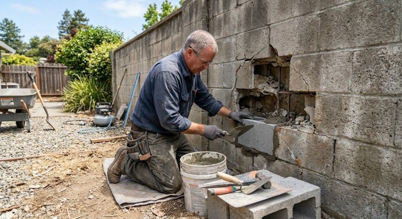 Block Masonry Repair in Jackson, TN