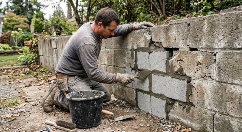 Block Wall Repair in Jackson, TN