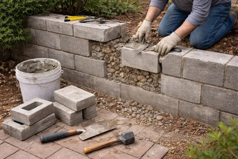 Block Wall Repair in Trenton, TN
