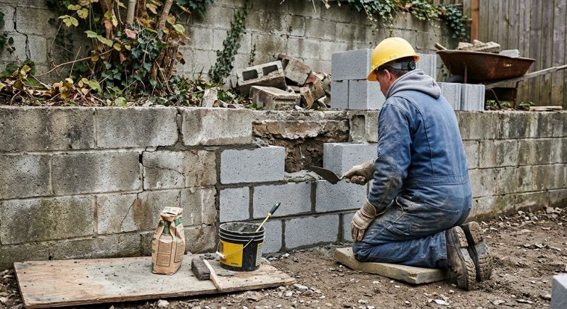 Block Wall Repair in Trenton, TN