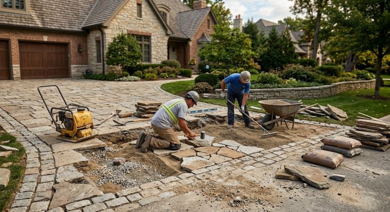 Brick Driveway Repair in Jackson, TN