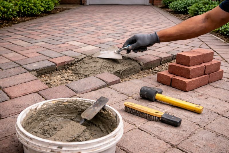 Brick Flatwork Repair in Crockett County, TN