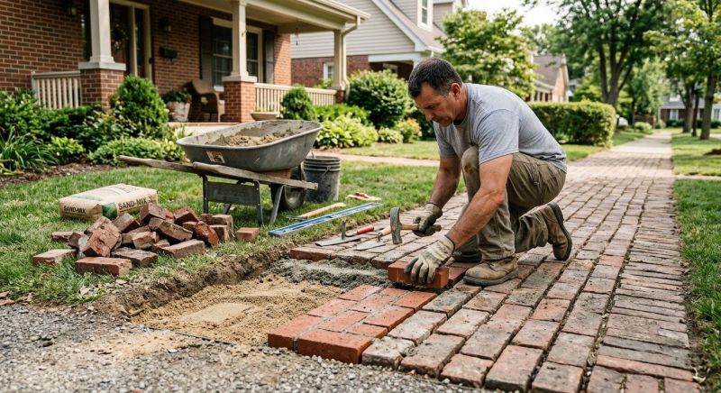 Brick Flatwork Repair in Humboldt, TN