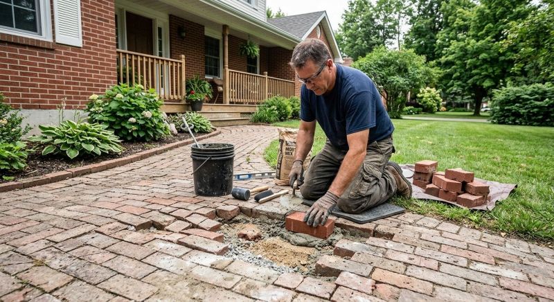 Brick Flatwork Repair in Trenton, TN