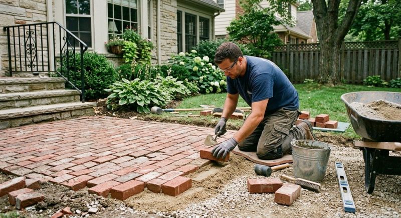 Brick Hardscape Repair in Jackson, TN