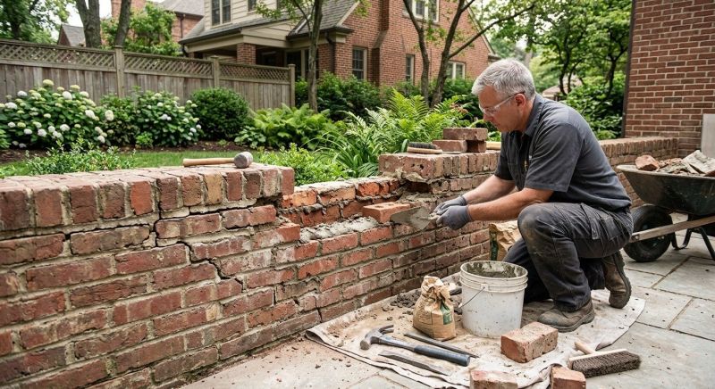 Brick Wall Repair in Humboldt, TN