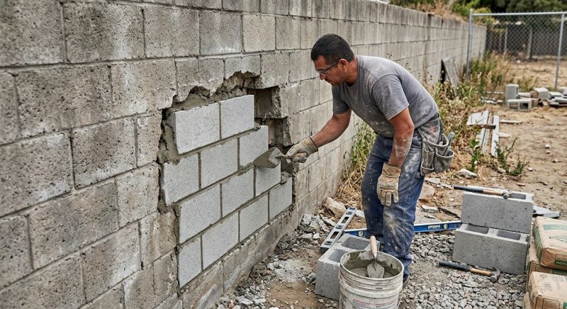 Brick Wall Repair in Humboldt, TN