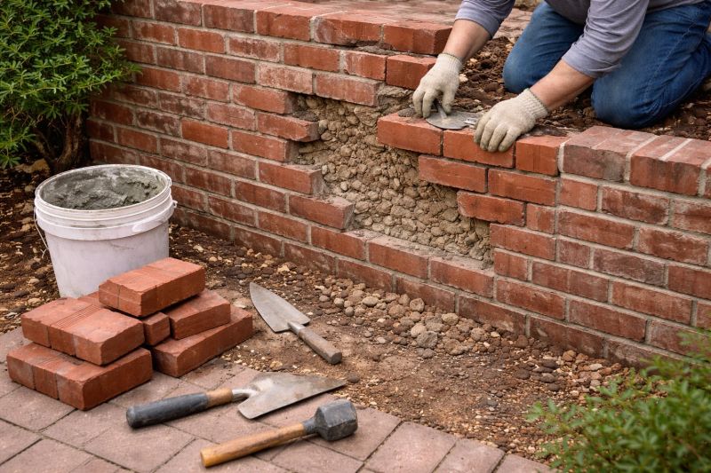 Brick Wall Repair in Jackson, TN