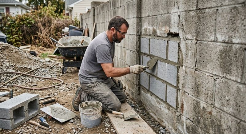 Cinder Block Repair in Jackson, TN