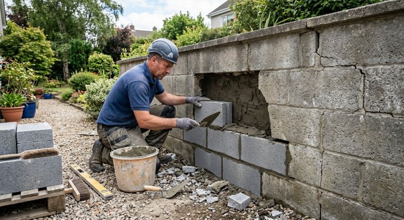 Concrete Block Repair in Jackson, TN