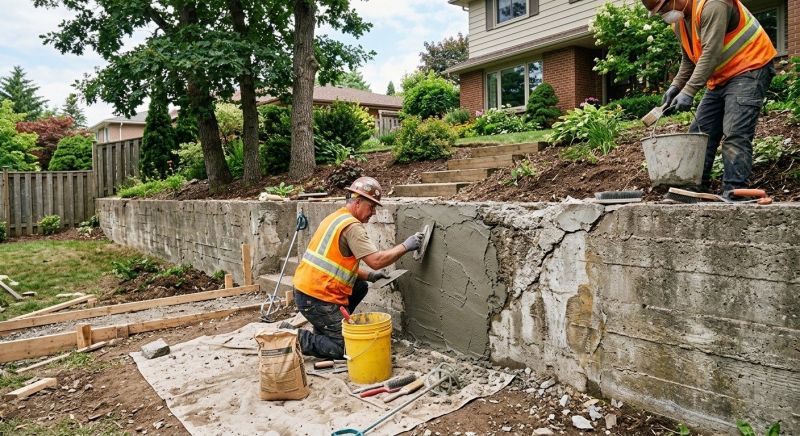 Retaining Wall Repair in Trenton, TN