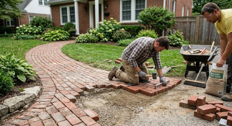 Stone Walkway Repair in Jackson, TN