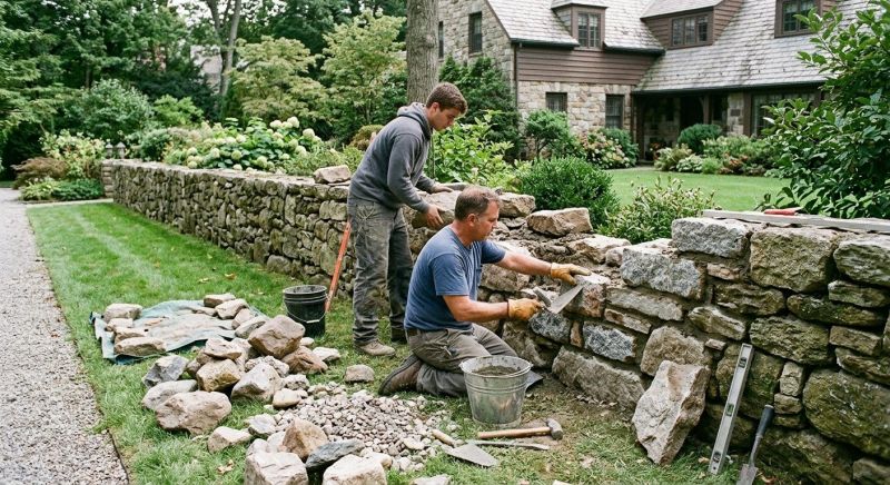 Stone Wall Repair in Jackson, TN