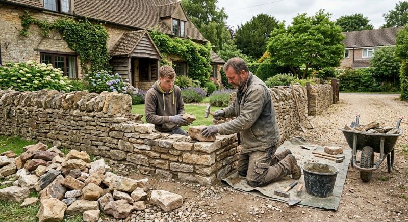 Stone Wall Repair in Trenton, TN