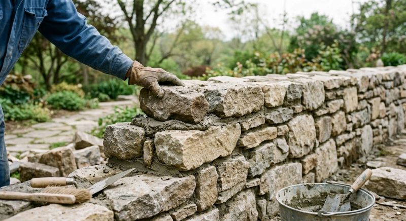 Stonework Installation in Bells, TN